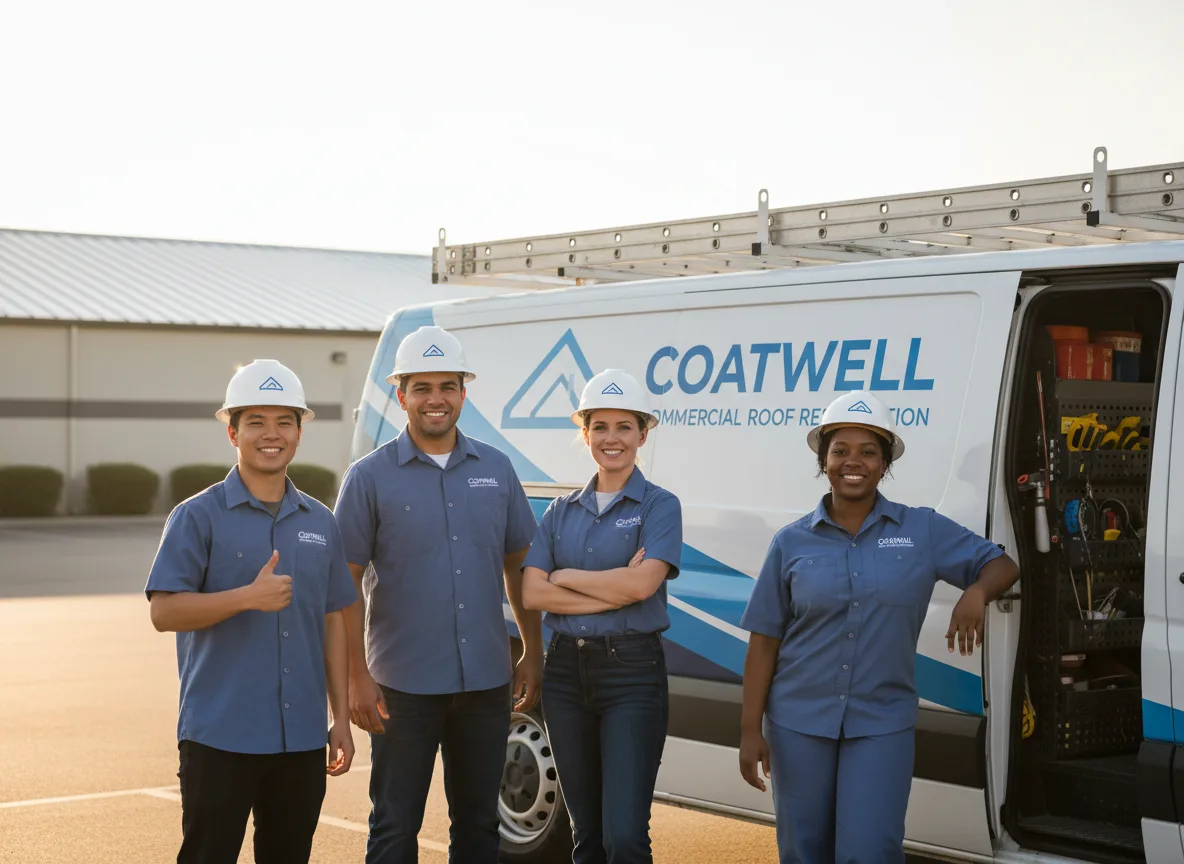 Commercial roof coating company in Teague, TX